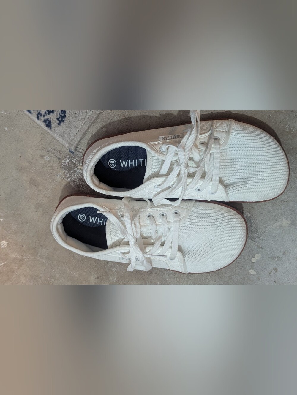 White Zero Drop Barefoot Shoes
